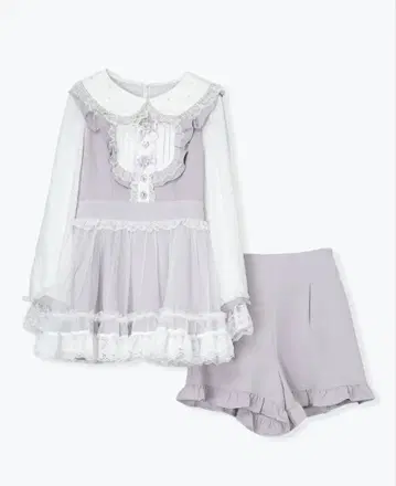 NOEMIE 노에미 메니 리본 데콜테 드레시 셋업 보라색