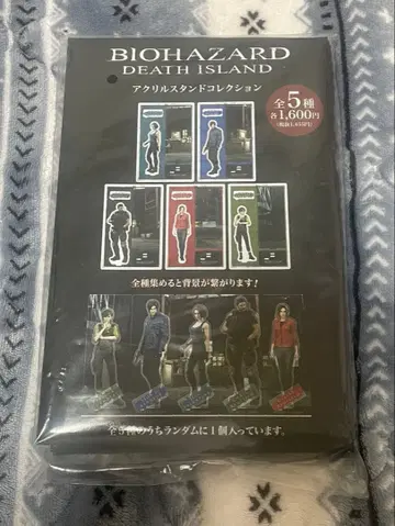 바이오하자드 데스 아일랜드 아크릴 스탠드 레온 크리스 기타 세트