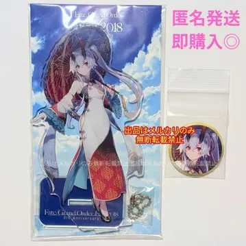 Fate FGO Fes 토모에 고젠 아처 인페르노 아크릴 스탠드 캔뱃지