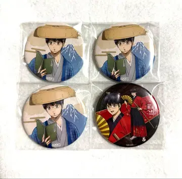 은혼 요시와라 대염상 JR 도카이 최애 여행 한정판 캔뱃지 시무라 신파치