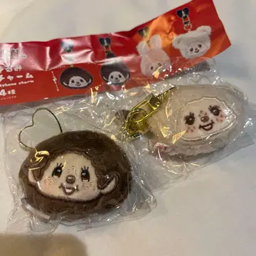 몽치치 봉제 인형 스마트폰 참 몽치치 군 참 가챠가챠