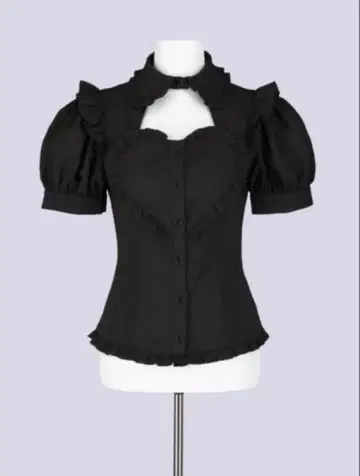 IMVAL / 하트 쇼트 셔츠 QOOZA