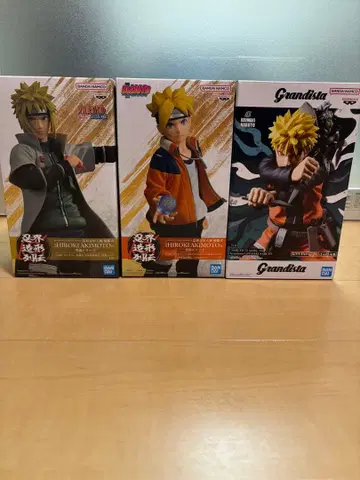 우즈마키 나루토 나미카제 미나토 우즈마키 볼트 피규어 세트