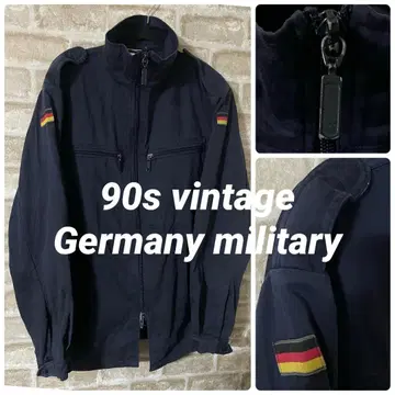 빈티지 90s 독일 해군 덱 자켓 필드 자켓 군복