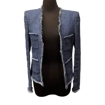 JOSEPH 조셉 데님 노카라 자켓