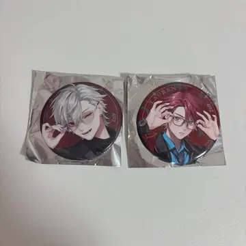 니지산지 zoff 쿠츠하 로렌 캔뱃지 세트