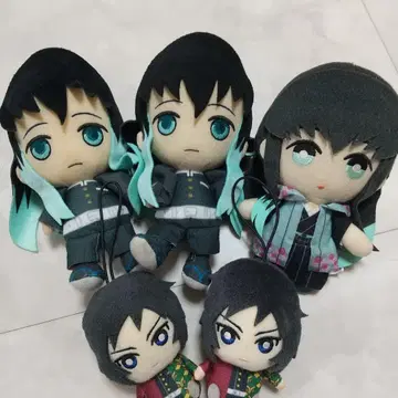 귀멸의 칼날 토키토 무이치로 토미오카 기유 봉제 인형 세트