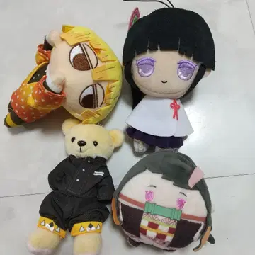 귀멸의 칼날 봉제 인형 세트