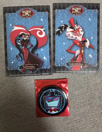 해즈빈 호텔 스마일 베이스 카페 캔뱃지 VOX