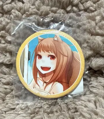 전격문고 가을의 제전 2017 캔뱃지 늑대와 향신료 호로 한정품 원작판