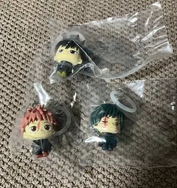 주술회전 사멸회유 가챠가챠 메지루시 액세서리 3체 세트