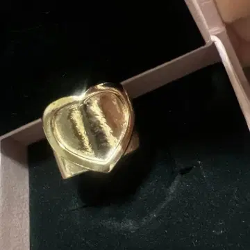 LANIE 하트 반지 핑크 골드