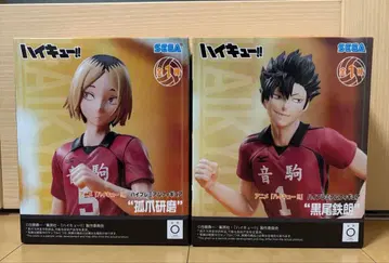 하이큐!! 하이 프리미엄 피규어 코즈메 켄마 쿠로오 테츠로 2종 세트