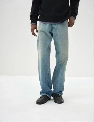 셀비지 페이디드 데님 페인터 팬츠 size 3