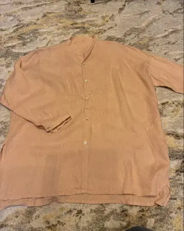 컨디션 최상 갤러리 바이 GALERIE VIE 린넨 셔츠 더스티 핑크