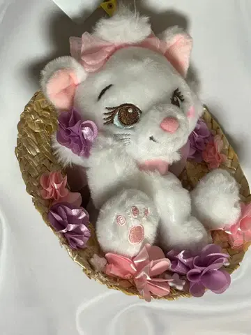 디즈니 아리스토캣 마리 봉제 인형 키링