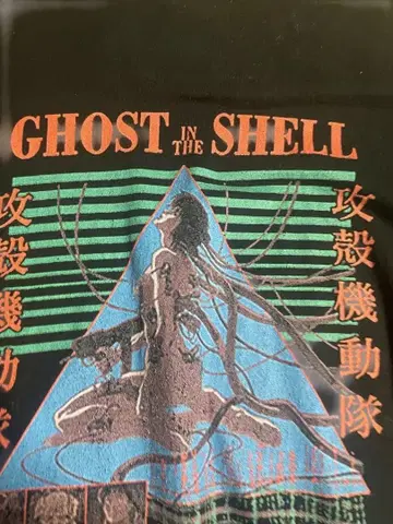 극희소 공각기동대 T셔츠 GHOST IN THE SHELL 빈티지