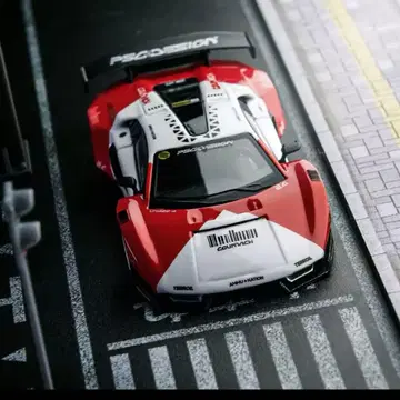 람보르기니 카운타크 다이캐스트 미니카 1/64 말보로 컬러