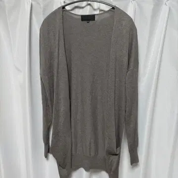 UNTITLED 언타이틀 가디건 실크 85% 캐시미어 15% 겉옷