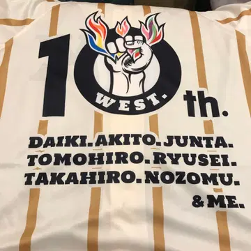 WEST. 10th Anniversary 베이스볼 셔츠