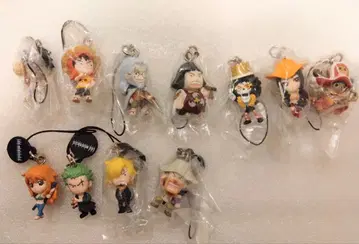 원피스 스트랩 피규어 가챠 11개 묶음 판매