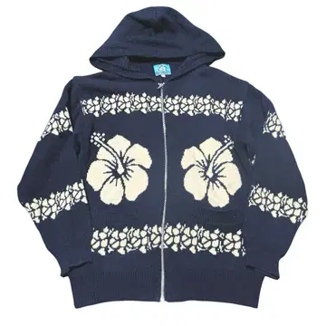 y2k 하이비스커스 패턴 니트 후디 후드티 갸루 남자 00s 그런지