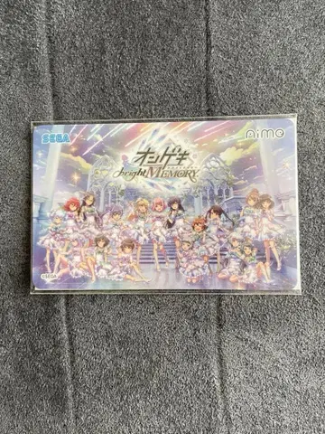 온게키 오리지널 굿즈 캠페인 4주년 Aime 카드 미개봉 새상품 1장