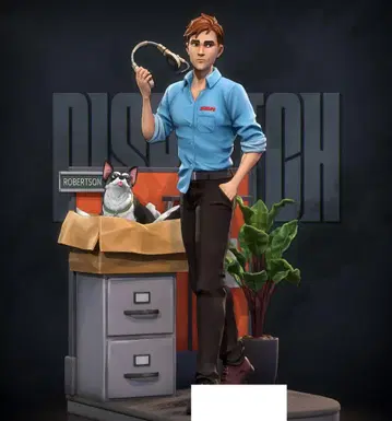 1/7 미도색 미조립 피규어 레진 키트 DISPATCH 로버트