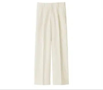 무인양품 발수 턱 스트레이트 팬츠 S 오프화이트