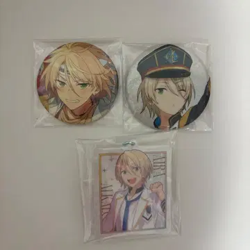 시라토리 아이라 3종 세트 캔뱃지 아크릴 키링 앙스타