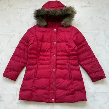 Eddie Bauer 700FP 프리미엄 구스 다운 코트 레드 XL