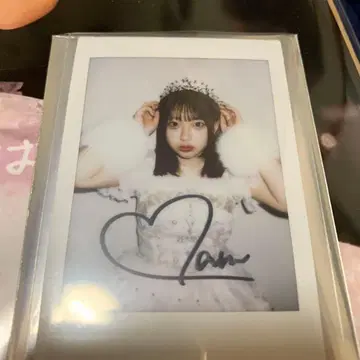 CUTIESTREET 사쿠라바 하루카 생일 축하 폴라로이드 사인