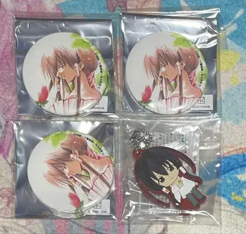 GetBackers-탈환업자- 고무마스 캔 배지 후도인 카게츠 세트