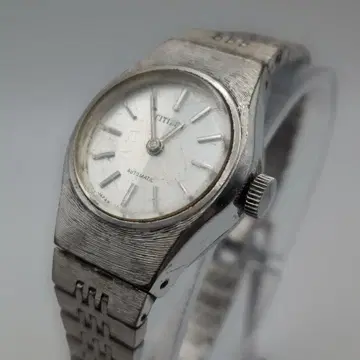 100 가동 시티즌 팔찌 자동 태엽 손목시계 빈티지