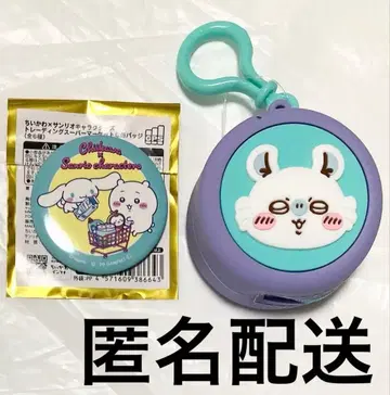 치이카와 산리오 캔뱃지 시나모롤 만마루 실리콘 파우치 모몽가