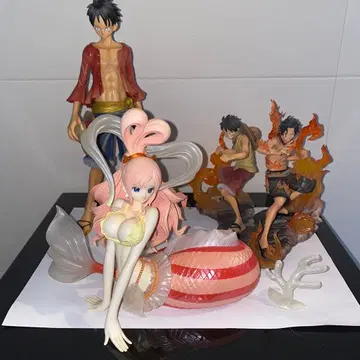 원피스 피규어 세트 루피 에이스 시라호시