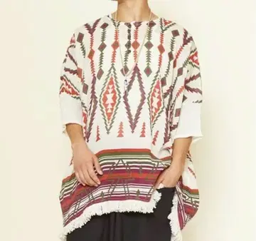 차이하네 노마디 프린지 MEN S 상의 남녀 공용 네이티브