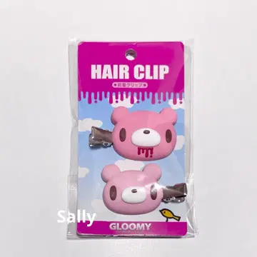 그루미 GLOOMY 앞머리 클립 헤어 클립 핑