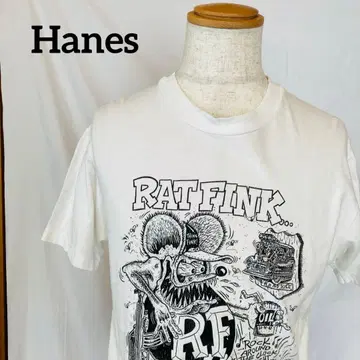 Hanes BEEFY-T RAT 캐릭터 티셔츠