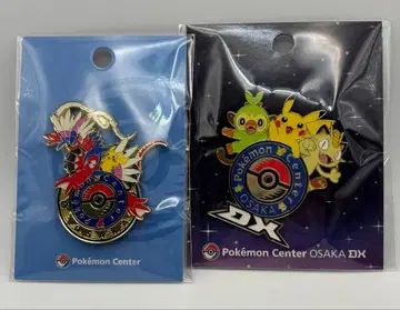포켓몬 센터 한정판 오사카 오사카DX 로고 핀즈 2개 세트