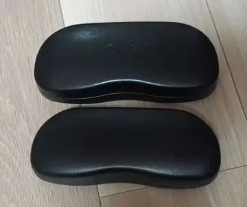 Ray-Ban 안경 케이스 블랙 가죽 2세트