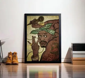 APPLEBUM 2pac 애플바움 우키요에 포스터 A1 미사용 새상품