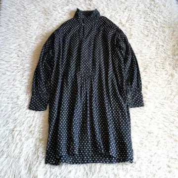 45rpm 45R 45DASH 풀오버 튜닉 원피스 도트 무늬