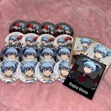 암살교실 빅카메라 Angel devil 캔뱃지 트레이딩 카드