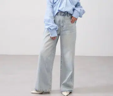 INGNI 라메 와이드 데님 신상