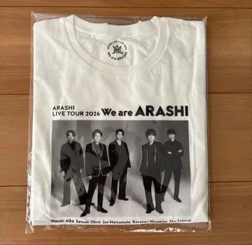 아라시 We are ARASHI 2026 티셔츠 굿즈 아라시