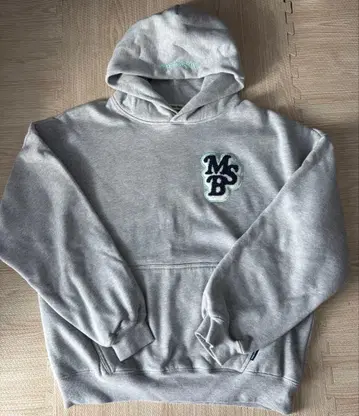 My Sugar Babe 그레이 후드티 MSB 로고