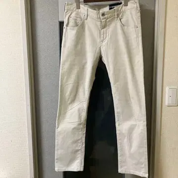 SHIPS JET BLUE 화이트 제그 팬츠