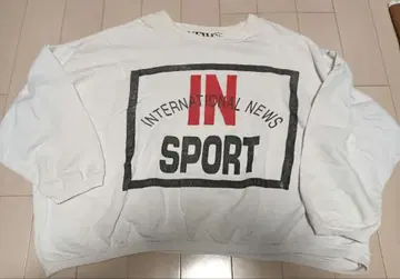 90s international news sport 빈티지 프린트