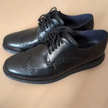 콜한 블랙 드레스 슈즈 윙팁 11W 28.5-29cm